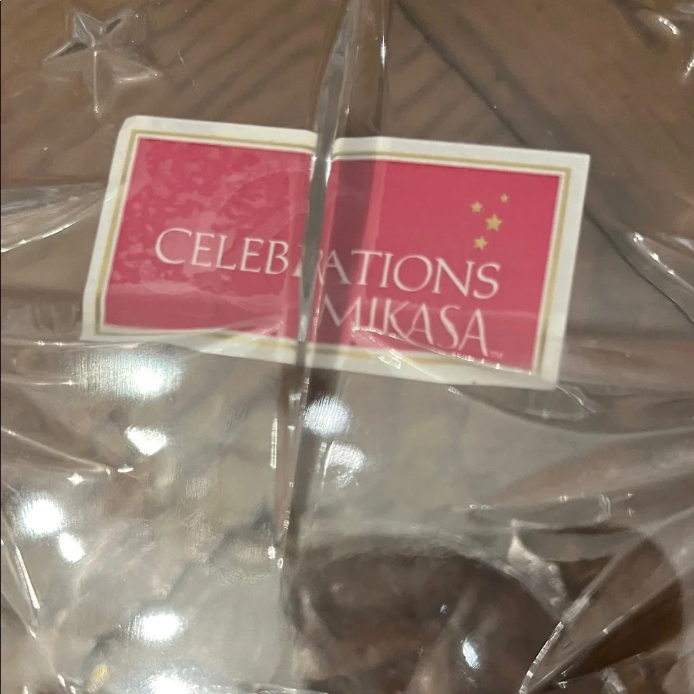 Celebrations Mikasa Christmas‎ Night Footed Cake Stand